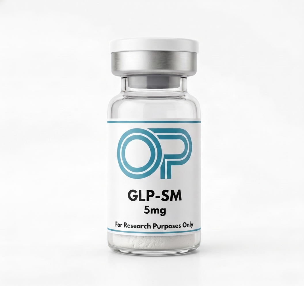 GLP-SM 5mg lyophilised vial - for research purposes only